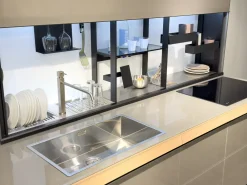 Valcucine Cucina altri colori moderna lineare Genius loci con air logica scontata- Cucine Lineari|Cucine Moderne