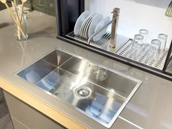 Valcucine Cucina altri colori moderna lineare Genius loci con air logica scontata- Cucine Lineari|Cucine Moderne