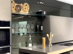 Valcucine Cucina altri colori moderna lineare Genius loci con air logica scontata- Cucine Lineari|Cucine Moderne