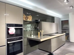 Valcucine Cucina altri colori moderna lineare Genius loci con air logica scontata- Cucine Lineari|Cucine Moderne