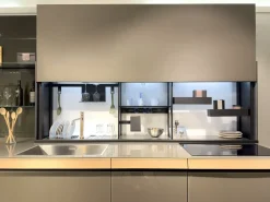 Valcucine Cucina altri colori moderna lineare Genius loci con air logica scontata- Cucine Lineari|Cucine Moderne