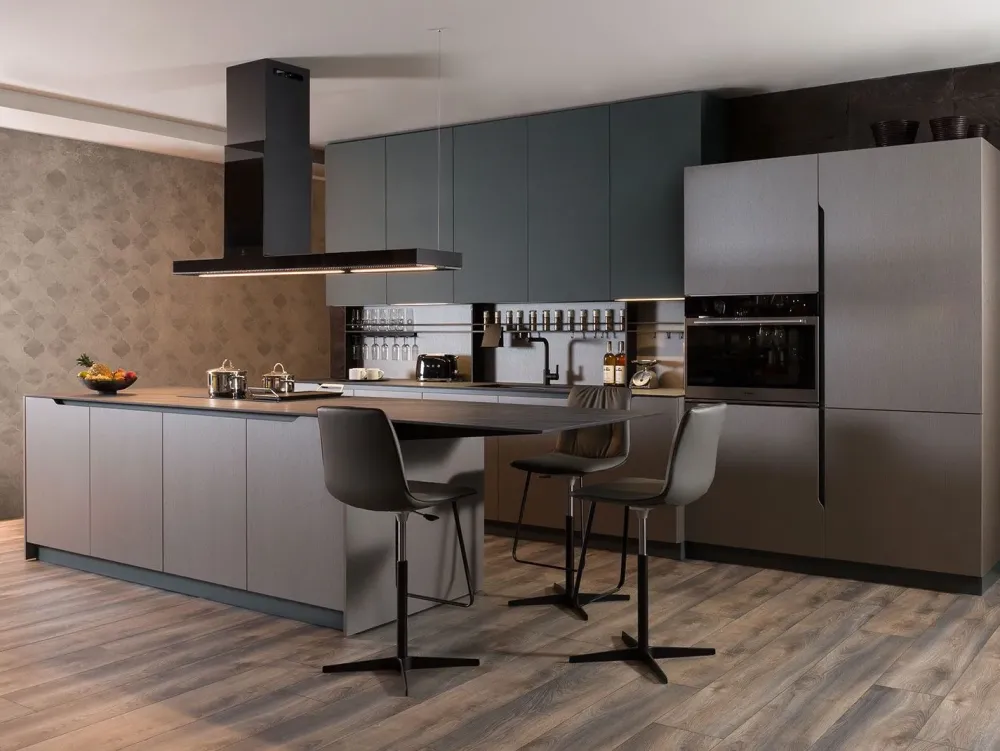 Diotti.com Cucina altri colori moderna con isola Klab 07 outlet a soli 18190 Euro- Cucine Ad Isola|Cucine Moderne