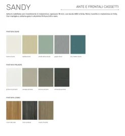 Cucina altri colori moderna lineare Sandy a soli 4190 Euro^Net Cucine Online