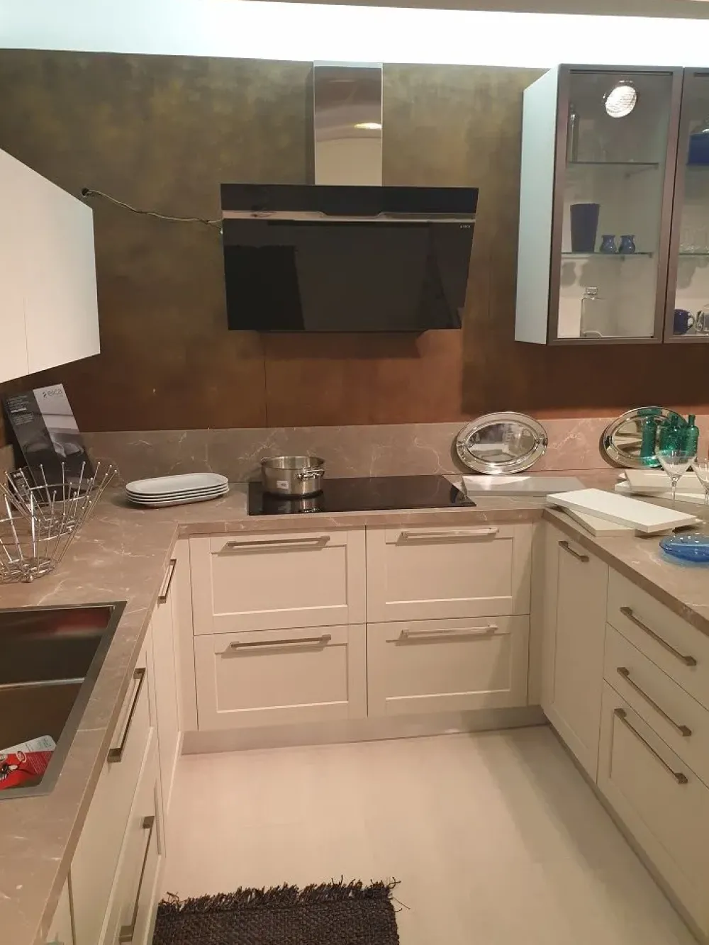 Cucina altri colori moderna ad angolo Dallas scontata^Arrex Best