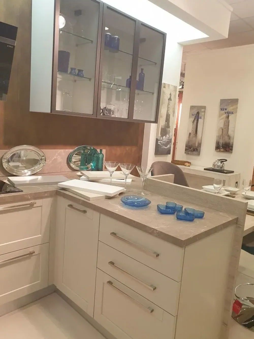 Cucina altri colori moderna ad angolo Dallas scontata^Arrex Best