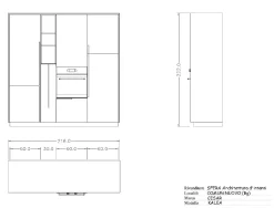 Online Cucina altri colori moderna lineare Kalea in Offerta Outlet Cucine Lineari|Cucine Moderne