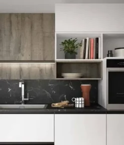 Cucina altri colori moderna lineare Easy pro scontata^Collezione esclusiva Outlet