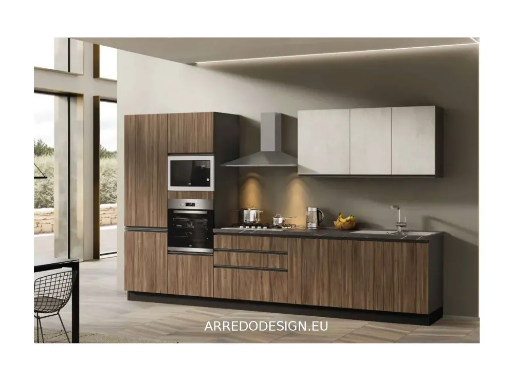 Cucina altri colori moderna lineare Era a soli 3730 Euro^Net Cucine
