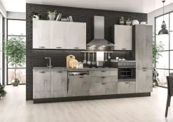Evo Cucine Cucina altri colori moderna lineare Maya in Offerta Outlet- Cucine Lineari|Cucine Moderne