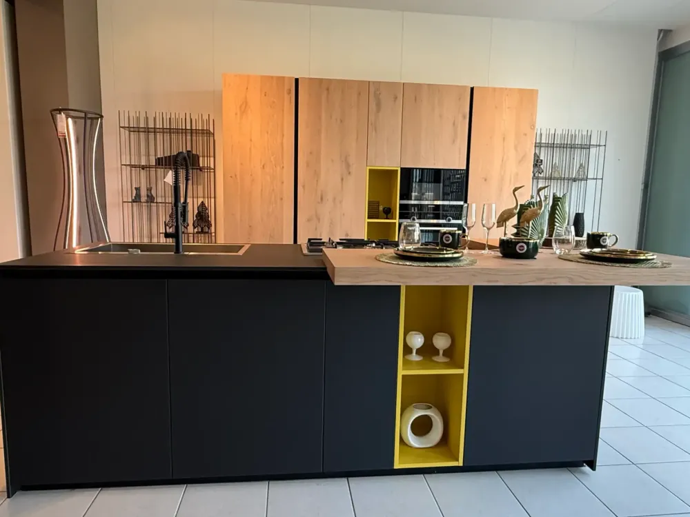 Cucina altri colori moderna con isola Aspen a soli 16830 Euro^Doimo Cucine Discount