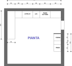 Sale Cucina antracite design con penisola Line in Offerta Outlet Cucine Con Penisola|Cucine Design