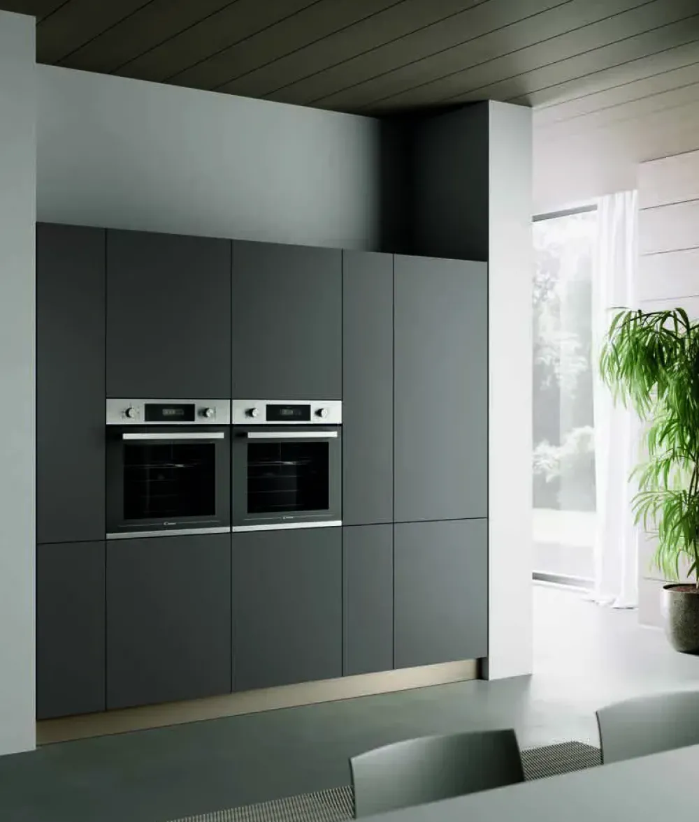 Clearance Cucina antracite design Penta / lungomare compo 11 scontata Cucine Lineari|Cucine Design