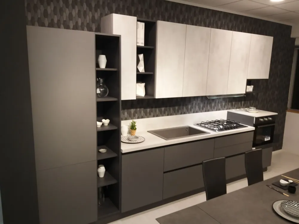 Cucina antracite moderna lineare Easy Ar^Ar-Due Online