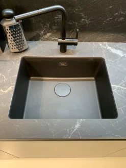 Outlet Cucina antracite moderna lineare Libra Cucine Lineari|Cucine Moderne