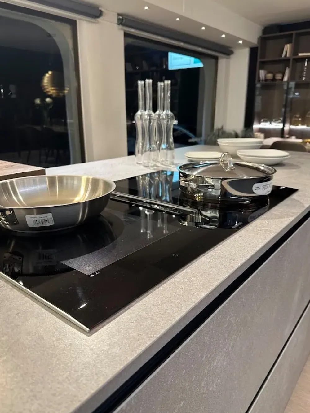 Online Cucina antracite moderna con isola Aliant a soli 21800 Euro Cucine Ad Isola|Cucine Moderne