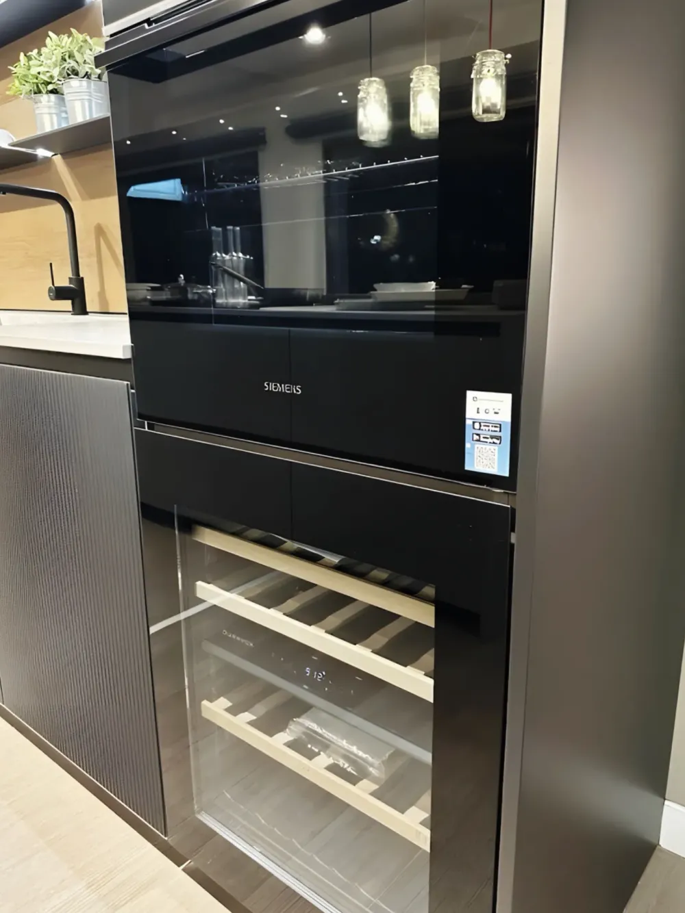 Online Cucina antracite moderna con isola Aliant a soli 21800 Euro Cucine Ad Isola|Cucine Moderne