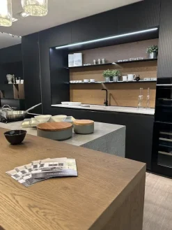 Online Cucina antracite moderna con isola Aliant a soli 21800 Euro Cucine Ad Isola|Cucine Moderne
