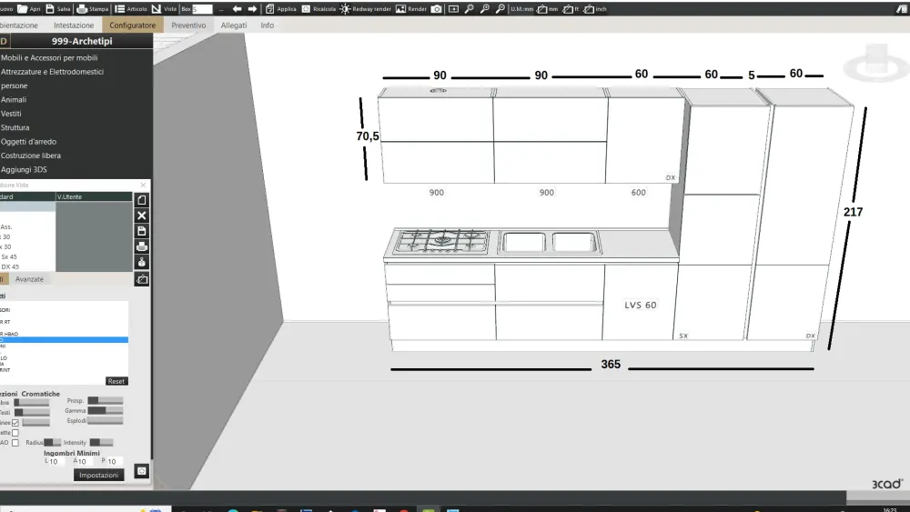 Aran CUCINA Ginevra PREZZO OUTLET scontata 50%- Cucine Lineari|Cucine Moderne