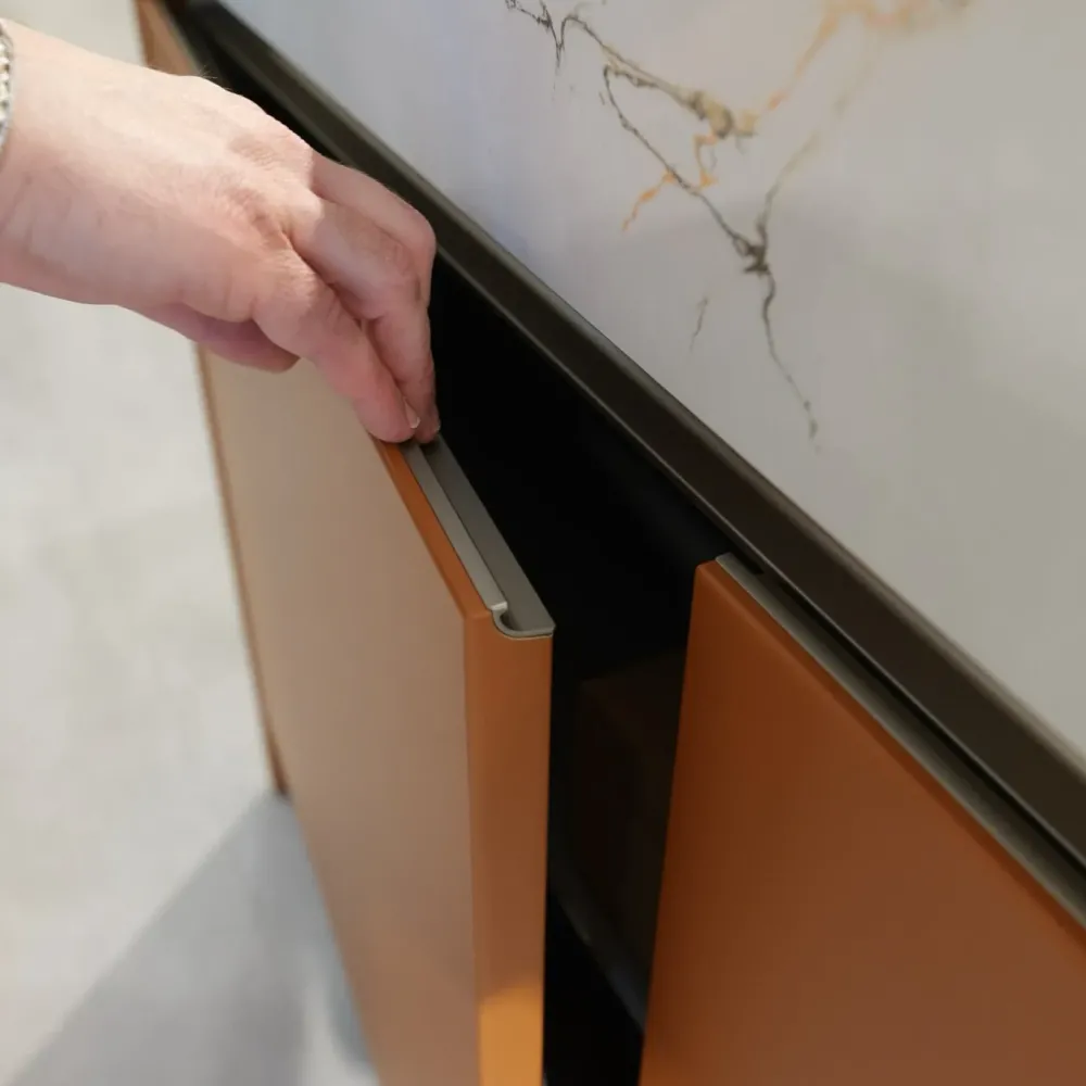 Clearance Cucina arancione design con isola Oyster pro laccata opaco a soli 13700€ Cucine Ad Isola|Cucine Design