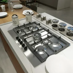 Clearance Cucina arancione design con isola Oyster pro laccata opaco a soli 13700€ Cucine Ad Isola|Cucine Design