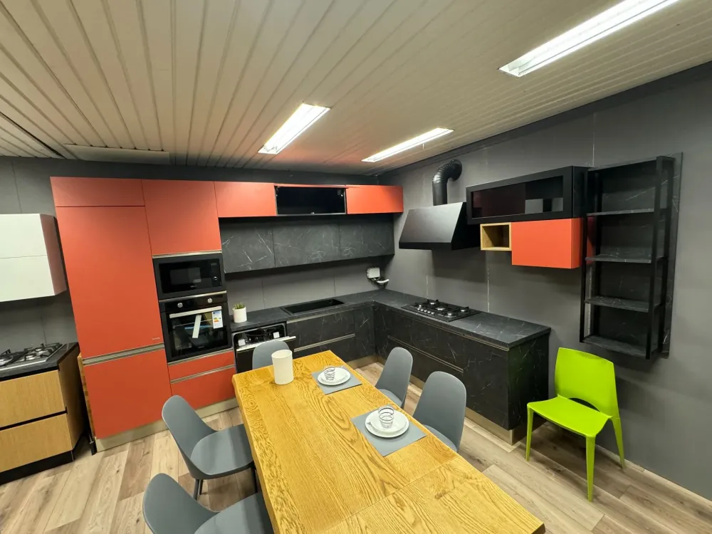 Febal Cucina Aria design altri colori ad angolo scontata 55%- Cucine Ad Angolo|Cucine Design