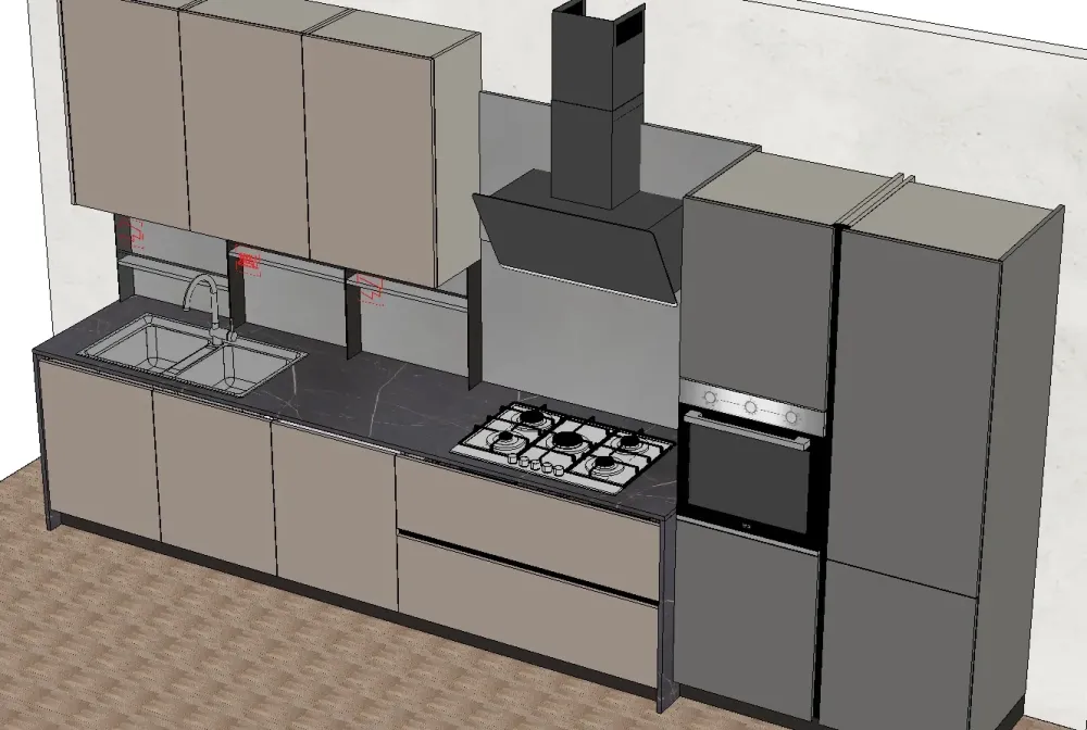 Sale CUCINA Cloe PREZZO OUTLET scontata 40% Cucine Lineari|Cucine Moderne