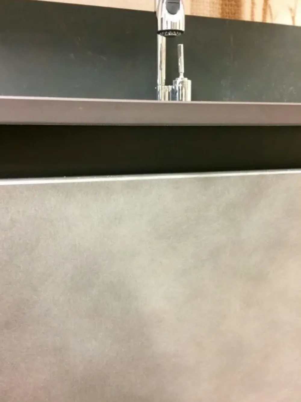 Sale Cucina country lineare grigio in laccato opaco Factory Cucine Lineari|Cucine Country