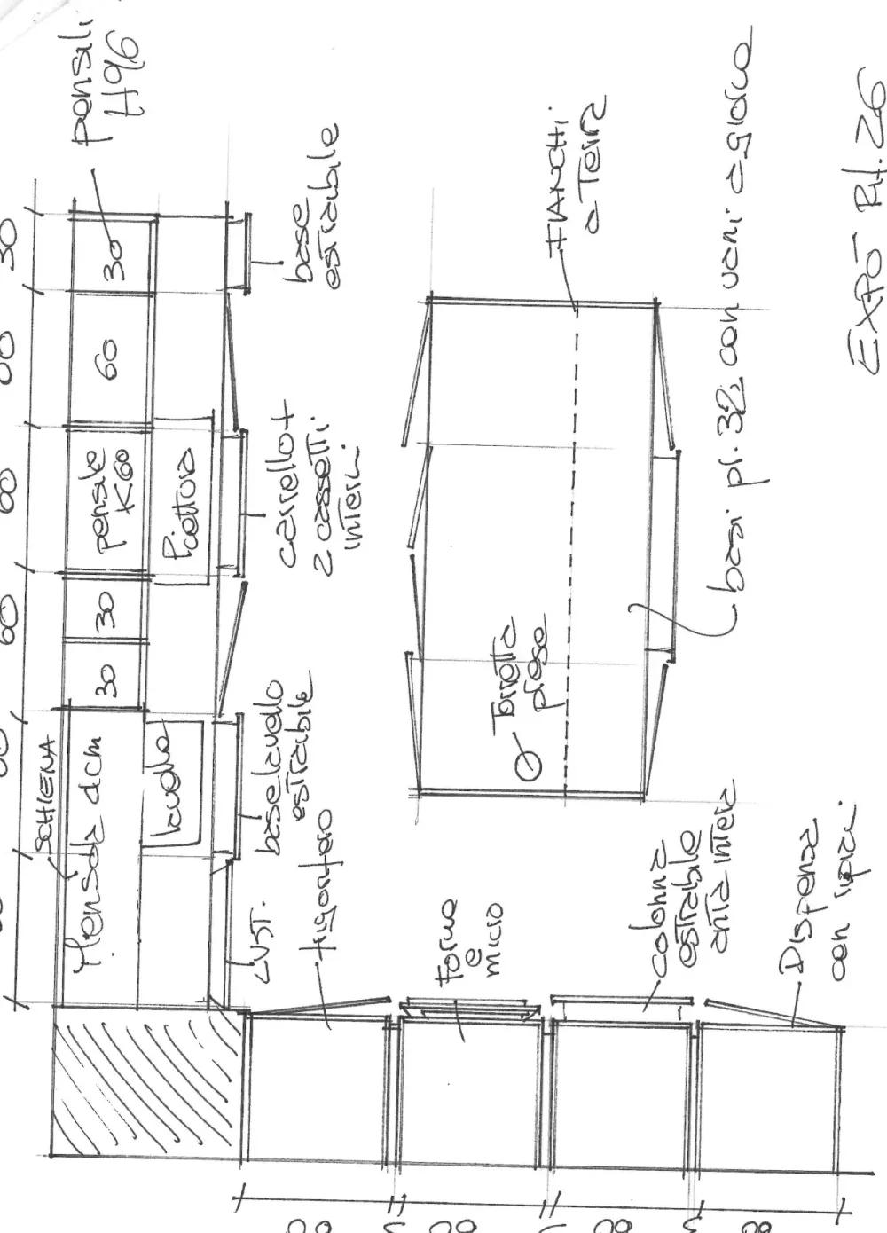 Cucina design con isola grigia in laccata opaco Time^Arredo3 Outlet