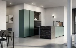 Outlet Cucina design con isola altri colori in laminato opaco Cloe Cucine Ad Isola|Cucine Design