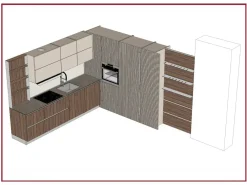 Discount CUCINA Kalì time PREZZO OUTLET scontata 40% Cucine Ad Angolo|Cucine Moderne