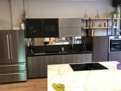 Arredo3 CUCINA lineare Cemento SCONTATA 40%- Cucine Lineari