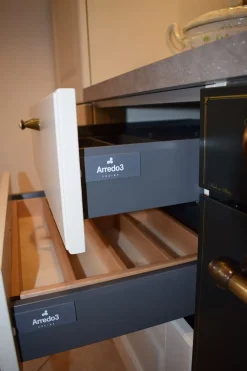 Arredo3 Cucina moderna ad angolo altri colori in laminato materico Cucina modello cloe della cucine- Cucine Ad Angolo|Cucine Moderne