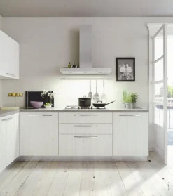 Arredo3 Cucina moderna ad angolo altri colori in laminato materico Cucina modello cloe della cucine- Cucine Ad Angolo|Cucine Moderne