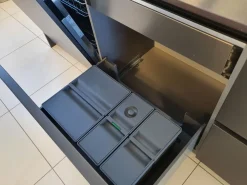 Discount Cucina moderna con isola grigia in laccata opaco K6 asia Cucine Ad Isola|Cucine Moderne