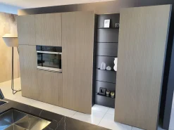 Discount Cucina moderna con isola grigia in laccata opaco K6 asia Cucine Ad Isola|Cucine Moderne