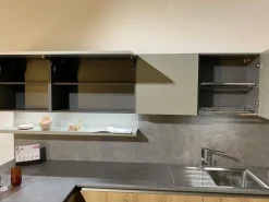 Arredo3 Cucina moderna con penisola altri colori in laminato materico Kali- Cucine Con Penisola|Cucine Moderne