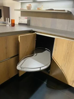 Arredo3 Cucina moderna con penisola altri colori in laminato materico Kali- Cucine Con Penisola|Cucine Moderne