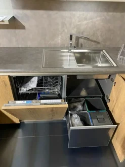 Arredo3 Cucina moderna con penisola altri colori in laminato materico Kali- Cucine Con Penisola|Cucine Moderne