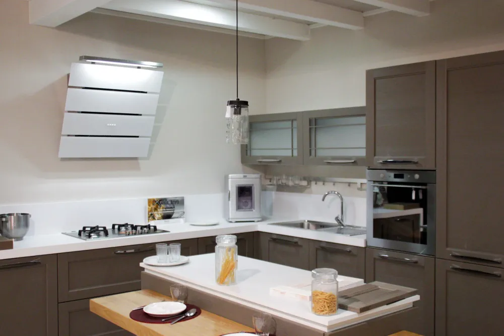 Arrex Cucina Bianca Inglese Legno- Cucine Ad Isola