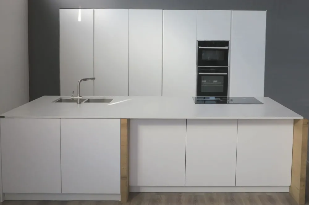 Clearance CUCINA ad isola U810 cristal SCONTATA Cucine Ad Isola|Cucine Moderne