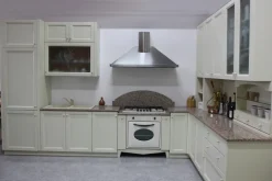 Cucina classica ad angolo altri colori in laccato opaco U806 greca^Artigianale Hot