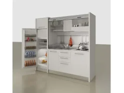 Artigianale CUCINA Cucina monoblocco a scomparsa 221,4 PREZZO OUTLET- Cucine Lineari|Cucine Moderne