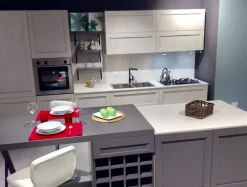 Artigianale Cucina moderna ad isola altri colori in legno Aida- Cucine Ad Isola|Cucine Moderne