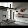 Cucina moderna lineare bianca in laminato opaco Delicata^Artigianale Hot