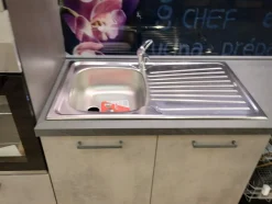 Outlet Cucina moderna lineare altri colori in melaminico Cucina kira cm 360 h 216 Cucine Lineari|Cucine Moderne