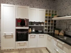 Cucina moderna ad angolo bianca in legno Cucina^Ar-Tre Clearance