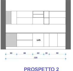 Sale CUCINA con penisola Line SCONTATA Cucine Con Penisola|Cucine Moderne