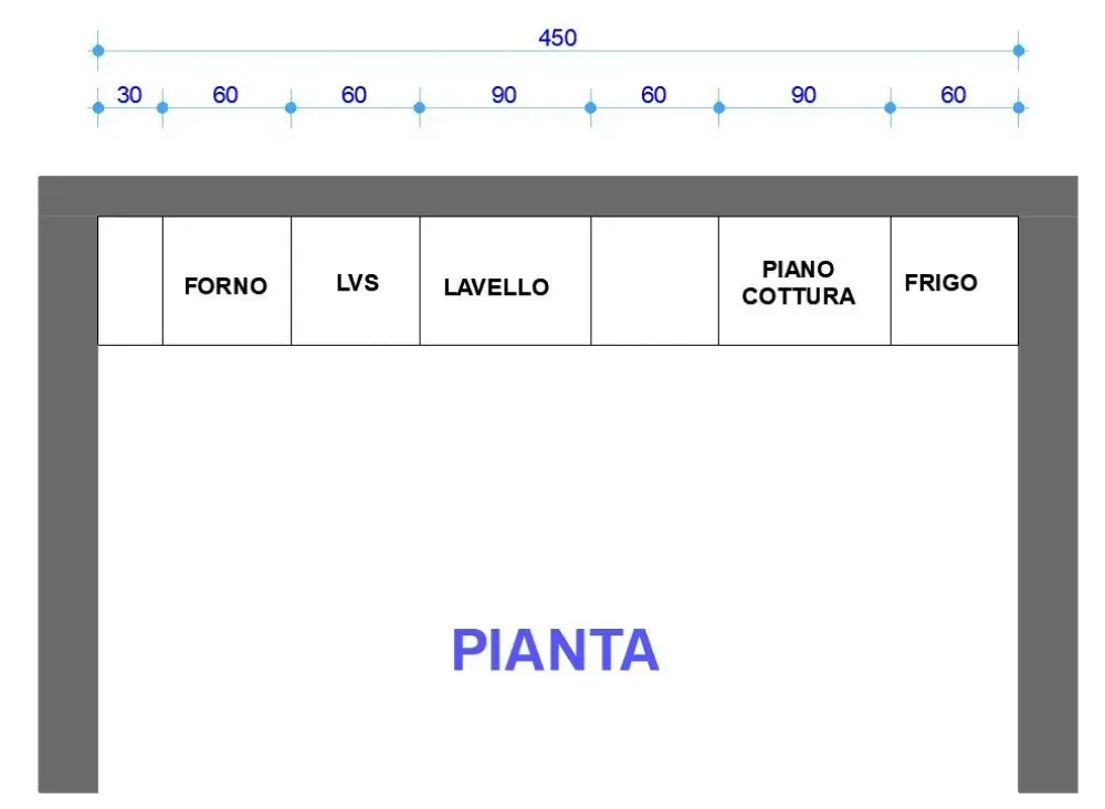 Cucina design lineare bianca in laccato opaco Sp22^Astra Online