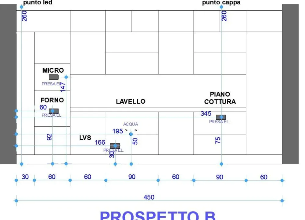 Cucina design lineare bianca in laccato opaco Sp22^Astra Online