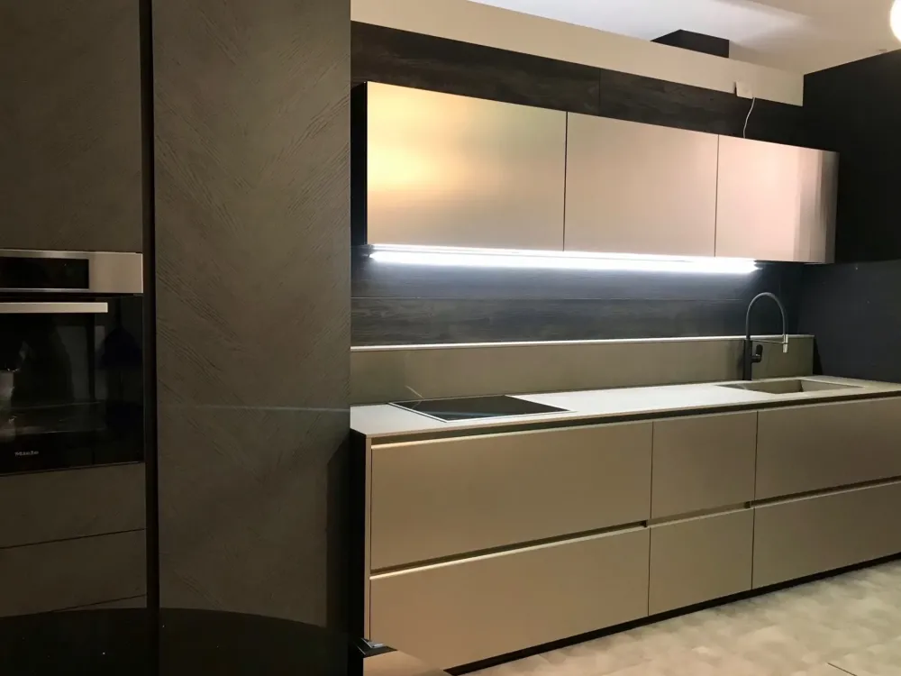 Cucina Atelier pb 17366 lineare con uno sconto imperdibile^Binova